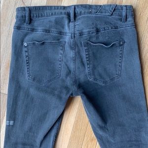 Ksubi Grey Chitch Denim jeans